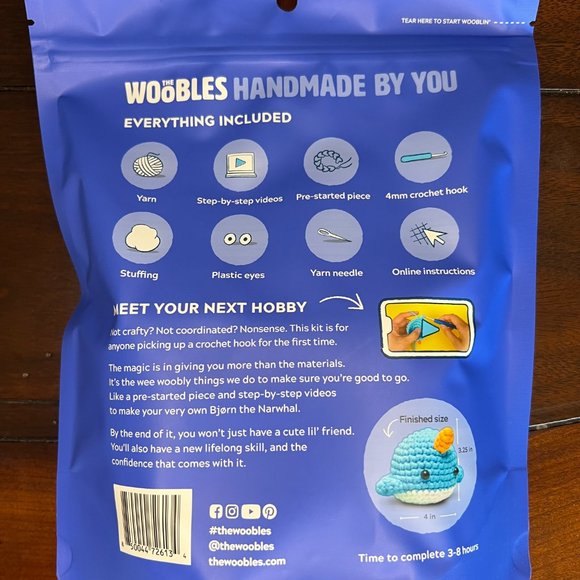 Bjorn the Narwal Beginner Crochet Kit - Picture 12 of 12